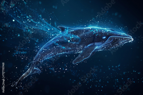 Images of stars resembling blue whales
