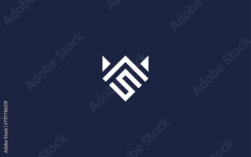 letter s with fox logo icon design vector design template inspiration photo
