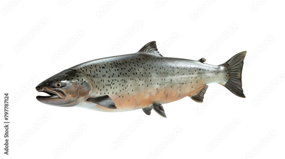 Realistic Atlantic Salmon Model Isolated