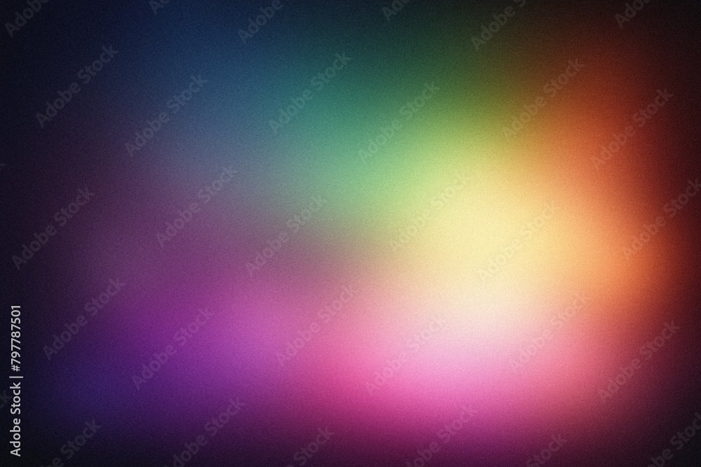 Abstract colorful gradient background, grain noise effect, blur color background for use, trendy vintage brochure banner social or product media design