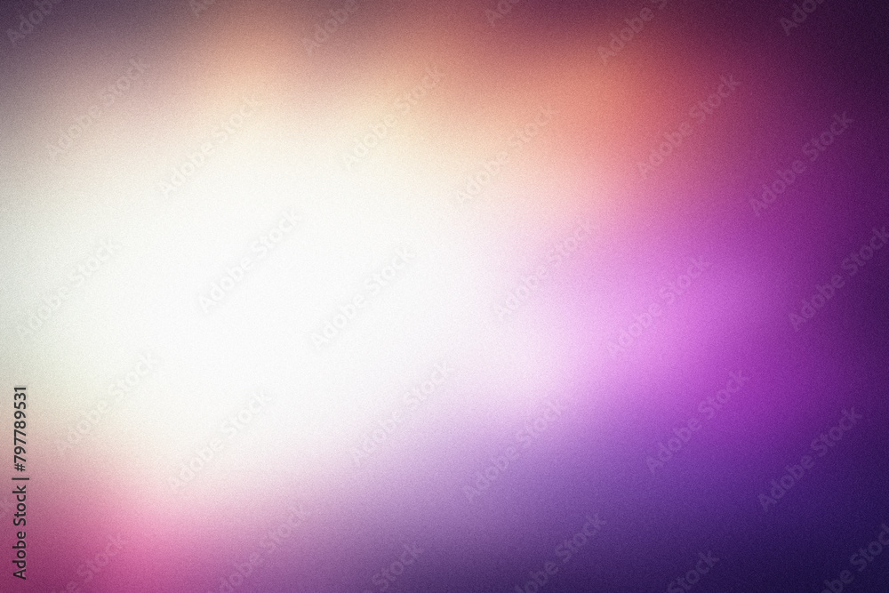 Abstract colorful gradient background, grain noise effect, blur color background for use, trendy vintage brochure banner social or product media design