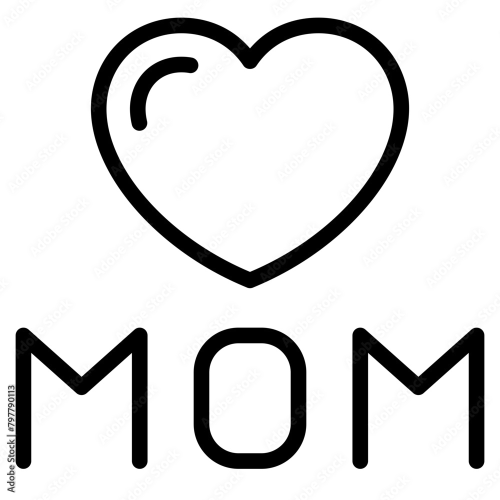 i love mom icon i love mom icon