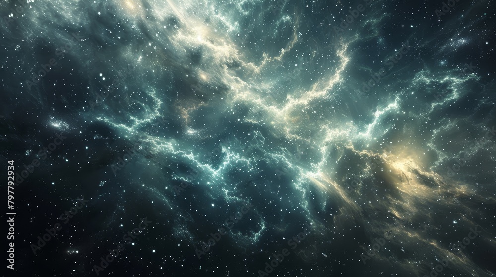 Craft a visually captivating scene of a futuristic starscape Craft a visually captivating scene of a futuristic starscape