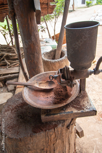 The traditional way of making coffee and boiling water.