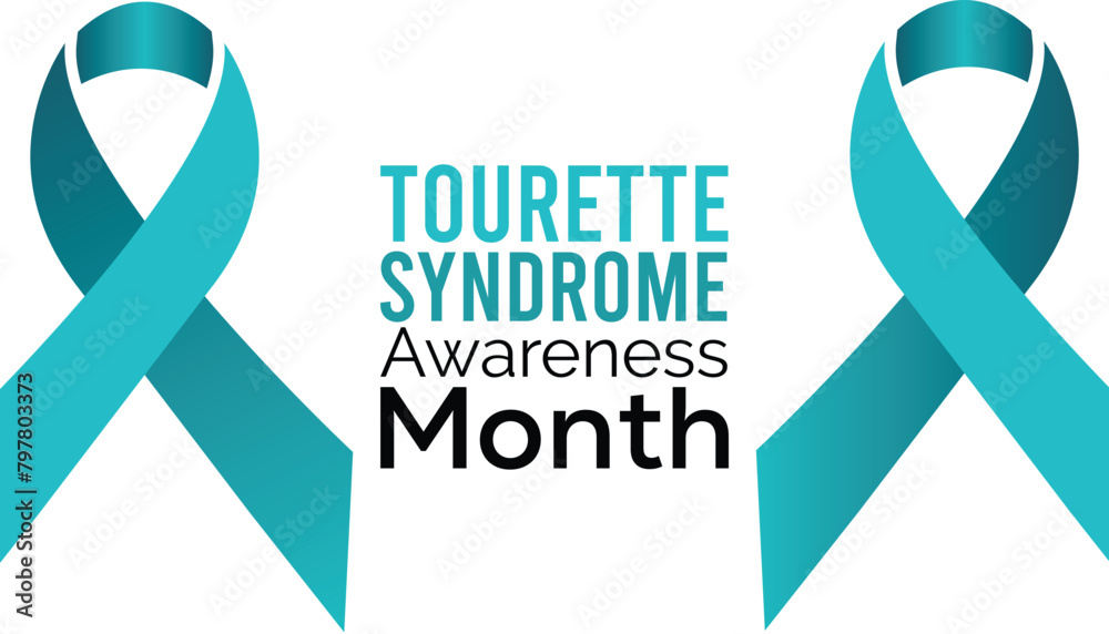 Tourettes Awareness Month observed every year in May. Template for ...