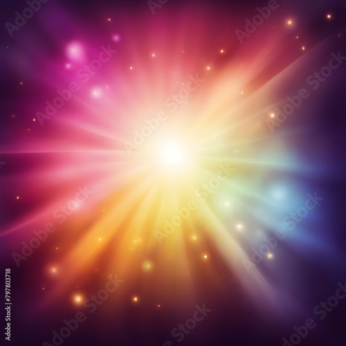 Abstract magic colorful light background. Abstract flowing wavy, smoke lines. Vibrant colorful digital dynamic wave background.