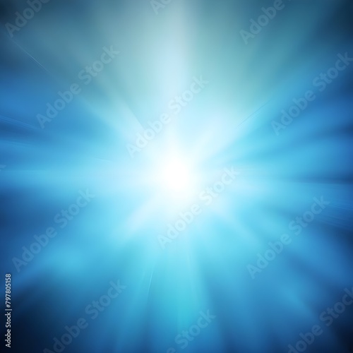 Abstract magic colorful light blue background. Abstract flowing wavy, smoke lines.