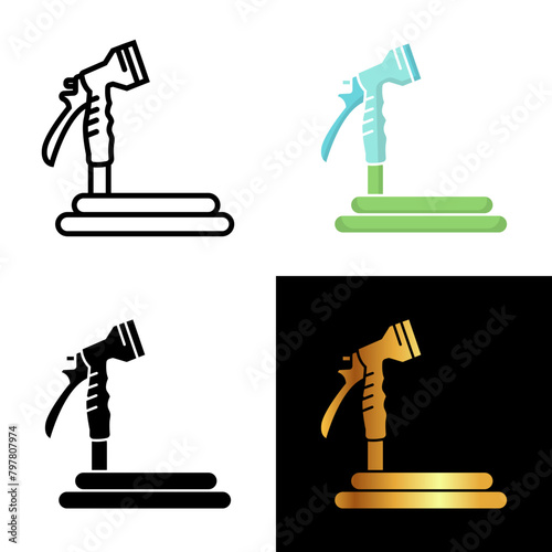 garden Hose Icon, Perfect for projects related to gardening, landscaping, and outdoor maintenance, the garden hose icon symbolizes efficiency, convenience, and the ease of nurturing vibrant greenery. 