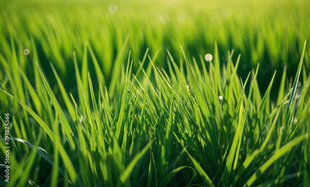Obraz premium green grass background, nature background