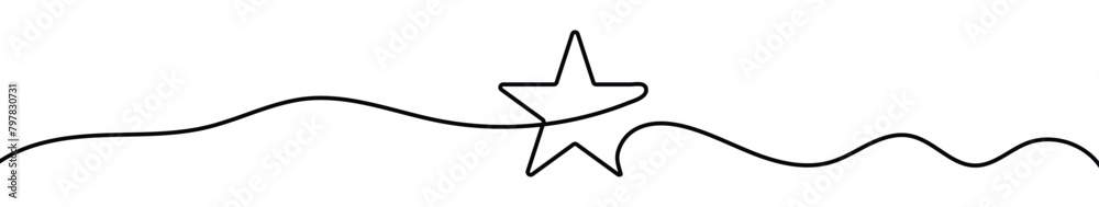 Star icon line continuous drawing vector. One line star icon vector. Star icon. Continuous outline of a star icon. white background. vector illustration. EPS 10 Star icon line continuous drawing vector. One line star icon vector. Star icon. Continuous outline of a star icon. white background. vector illustration. EPS 10