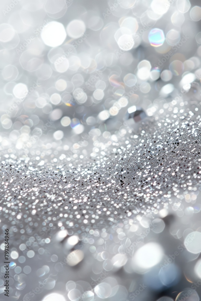 Silver glitter wallpaper background Silver glitter wallpaper background