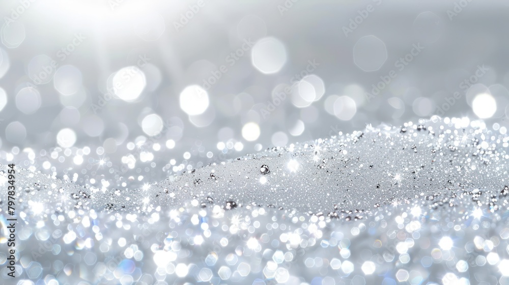 Silver glitter wallpaper background Silver glitter wallpaper background