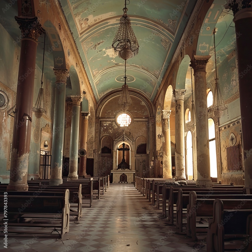 Old Style Church interior 