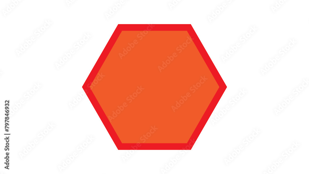 Hexagon shape Hexagon shape