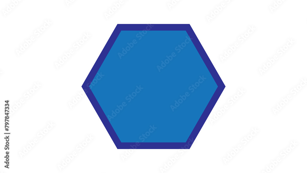 Hexagon shape Hexagon shape