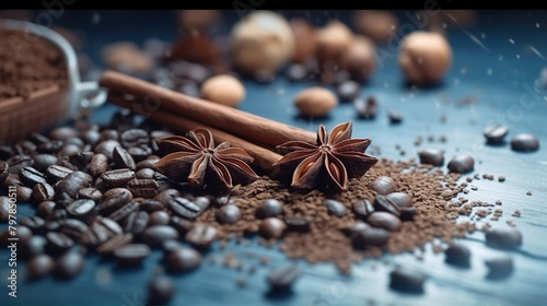 Aromatic Coffee and Spices