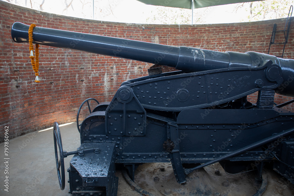 canon at Phra Chulachomklao Fort, Thailand