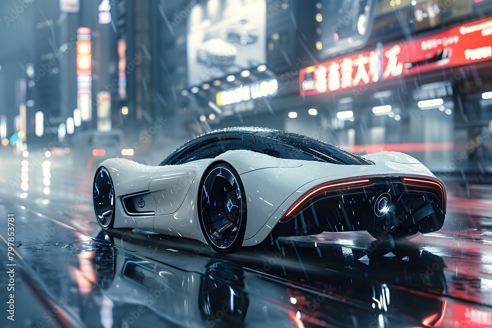 Futuristic concept cars, cutting edge technology and design.