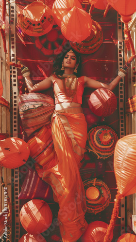 Modern Indian woman connect...