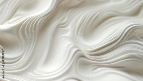 A monochrome abstract image capturing the gentle flow and pattern of waves, evoking a sense of calm and continuity. Elegant cream texture background photo