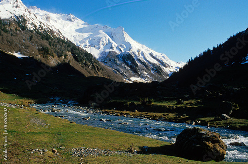 Gave d'Ossau, Parc national des Pyrénées, 64, Béarn, Pyrénées Atlantiques, France