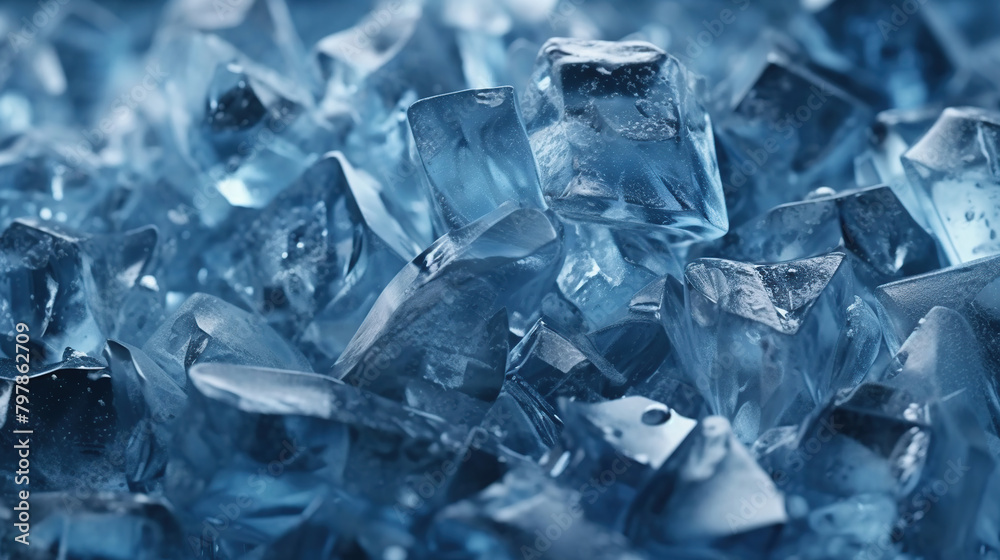 Crystalline Ice Cubes
