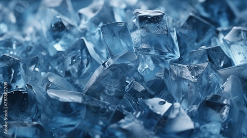 Crystalline Ice Cubes
