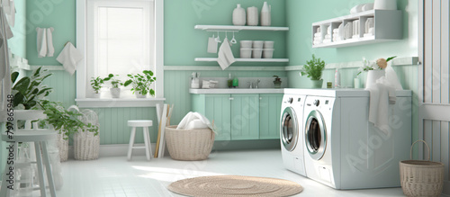 laundry room with mudroom, Modern Laundry Room photo