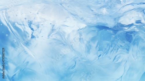 Water surface close-up. Abstract background of blue water surface.