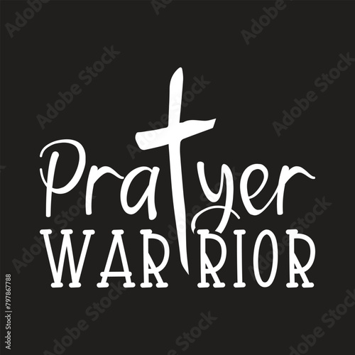 Prayer warrior t-shirt design for sale
