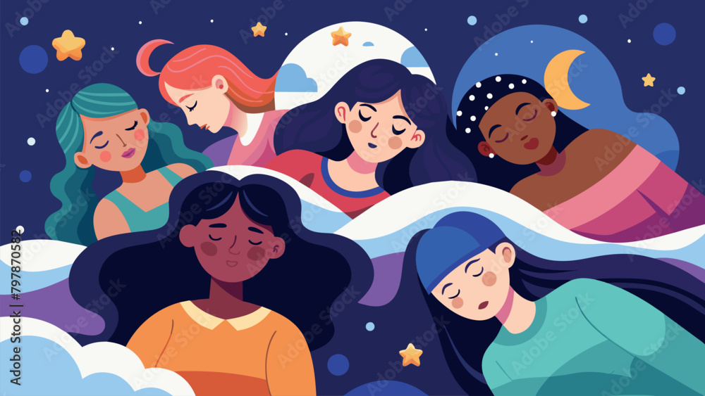 mixed-race girls sleeping on pillows. mixed-race girls sleeping on pillows.