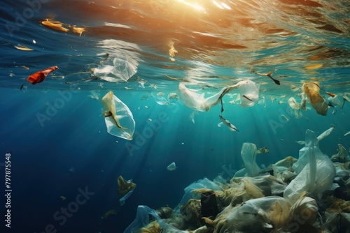 Underwater outdoors plastic nature. © Rawpixel.com