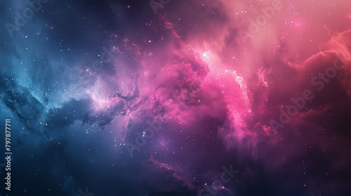 A colorful space background with a lot of stars