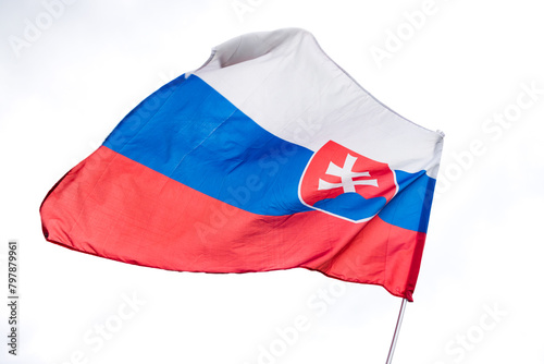 National flag of Slovakia. © Jacek