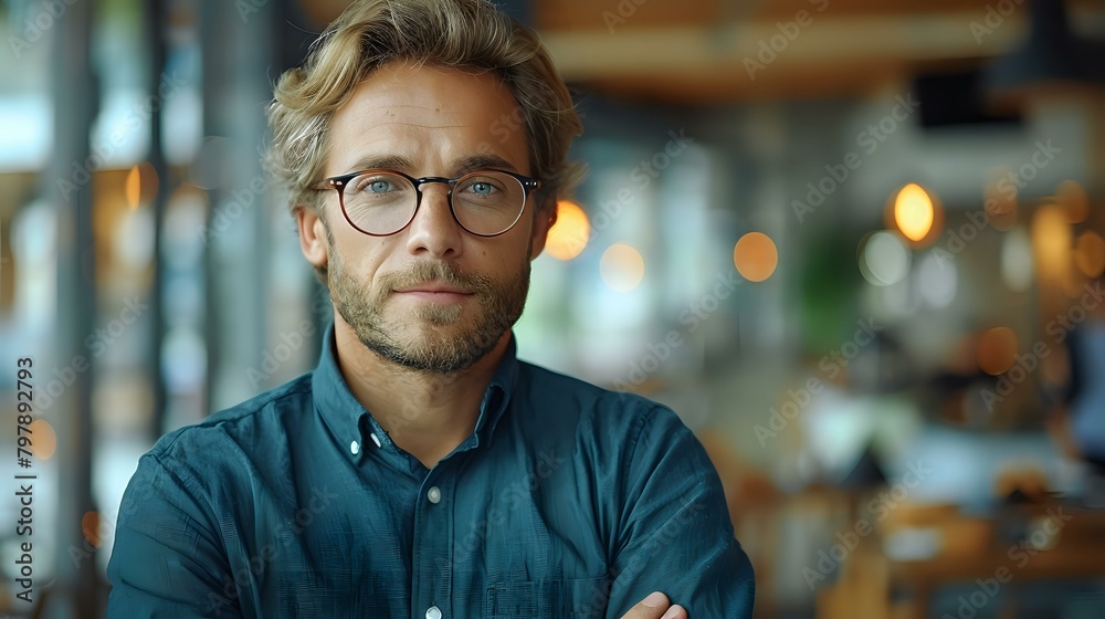Professional Confidence: Modern Office Setting Professional Confidence: Modern Office Setting