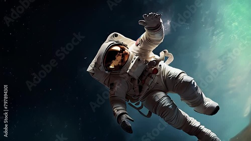 astronaut in space