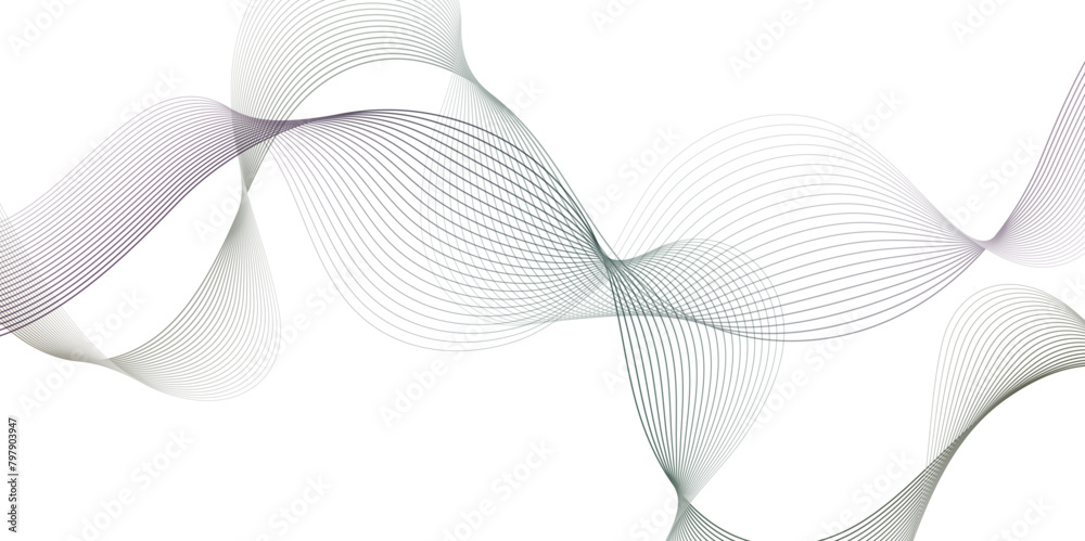 Abstract grey smooth element swoosh speed wave modern stream background ...