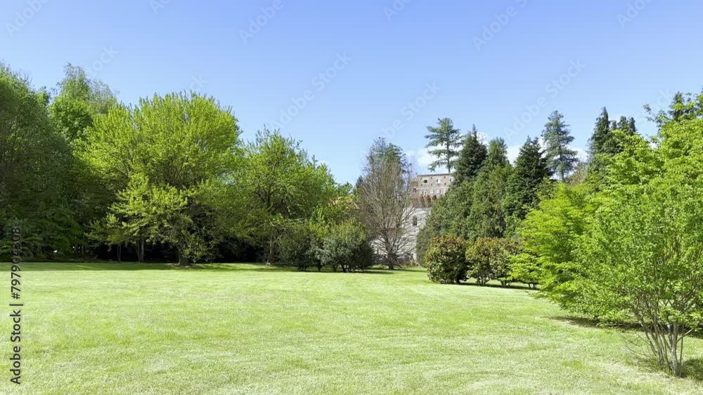 giardino nel parco della quassa ad ispra in italia, garden in the quassa park in ispra village in italy giardino nel parco della quassa ad ispra in italia, garden in the quassa park in ispra village in italy