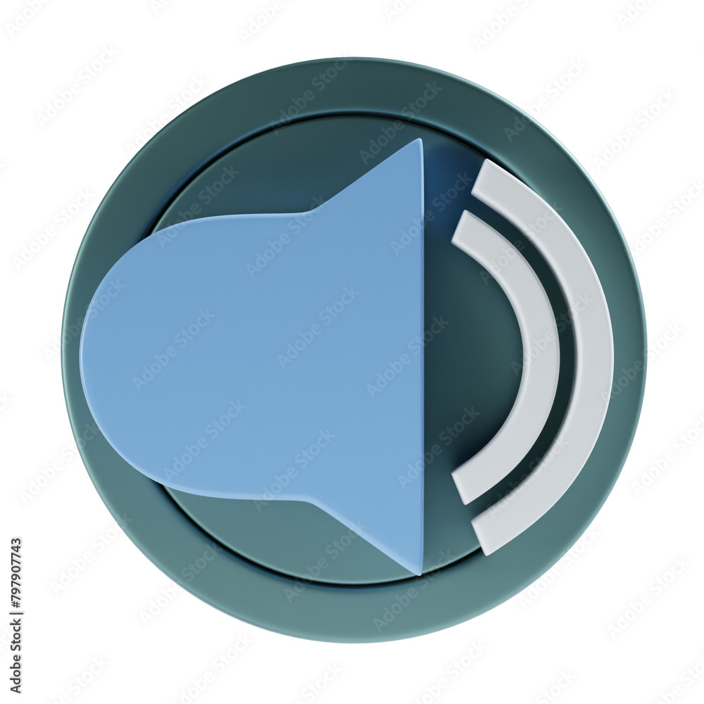 sound volume 3d icon and illustration sound volume 3d icon and illustration