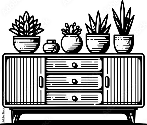 Credenza furniture icon 14