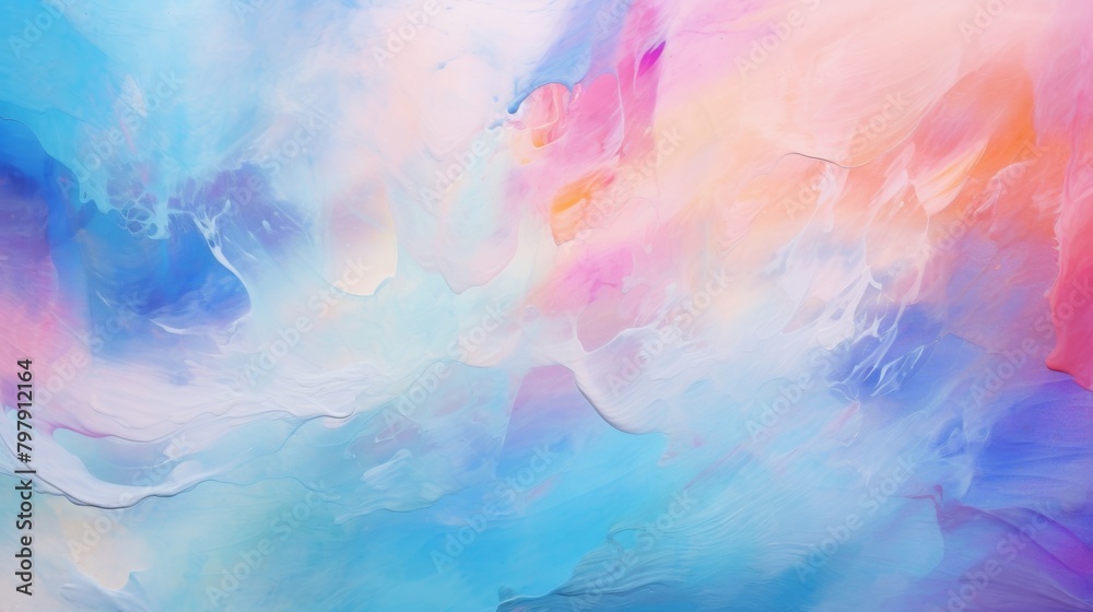 Captivating abstract image with soft pastel tones that flow together creating a dream-like fluid effect perfect for creative concepts