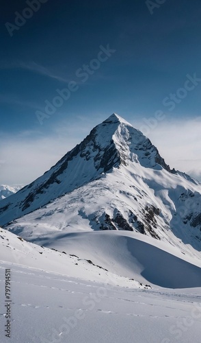 snow covered mountain © Designer Khalifa
