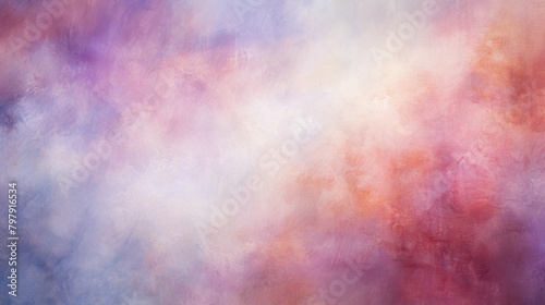 An ethereal canvas of soft pastel tones that blend seamlessly to create a tranquil and dreamy abstract watercolor painting photo