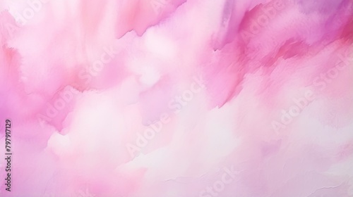 Vibrant splashes of pink in watercolor on a textured canvas, perfect for designs related to love or femininity