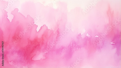 A pink watercolor abstract image with a smooth gradient, usable for backgrounds or graphic designs photo