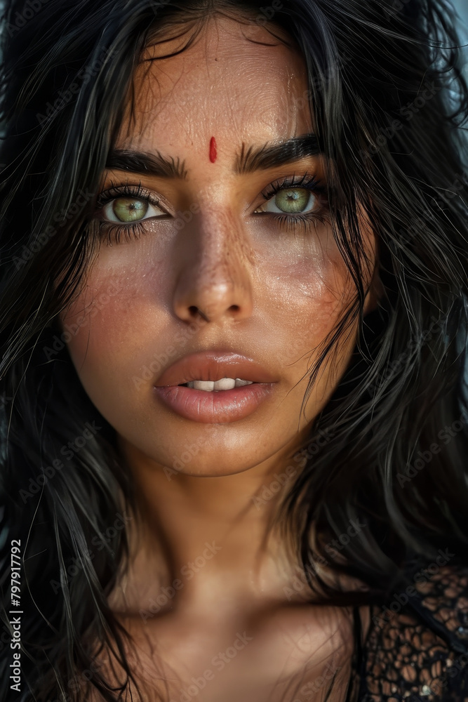 close up portrait of a woman close up portrait of a woman