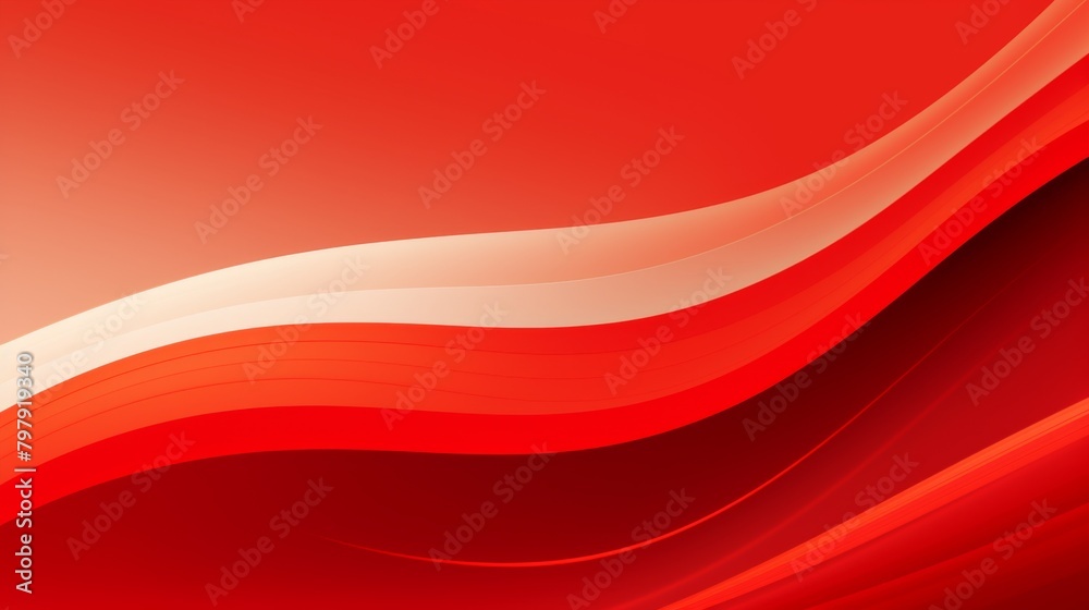 This image depicts a streamlined abstract design with smooth curves in bold red colors, exuding elegance and modernity This image depicts a streamlined abstract design with smooth curves in bold red colors, exuding elegance and modernity