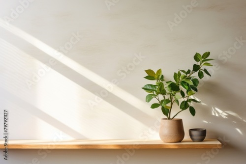 Plant houseplant windowsill wood.