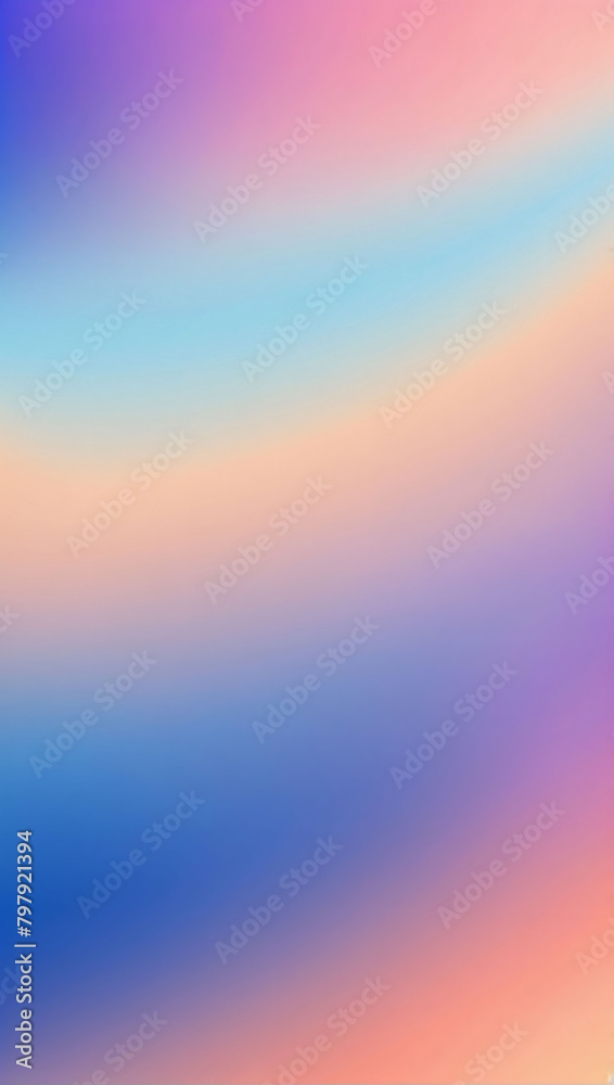 Light Apricot Cobalt Gradient Background