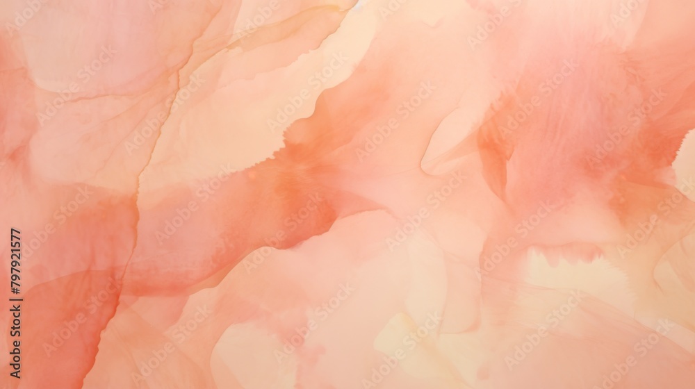 Gentle transitions of peach hues dominate this image, resembling an ethereal pastel watercolor wash Gentle transitions of peach hues dominate this image, resembling an ethereal pastel watercolor wash